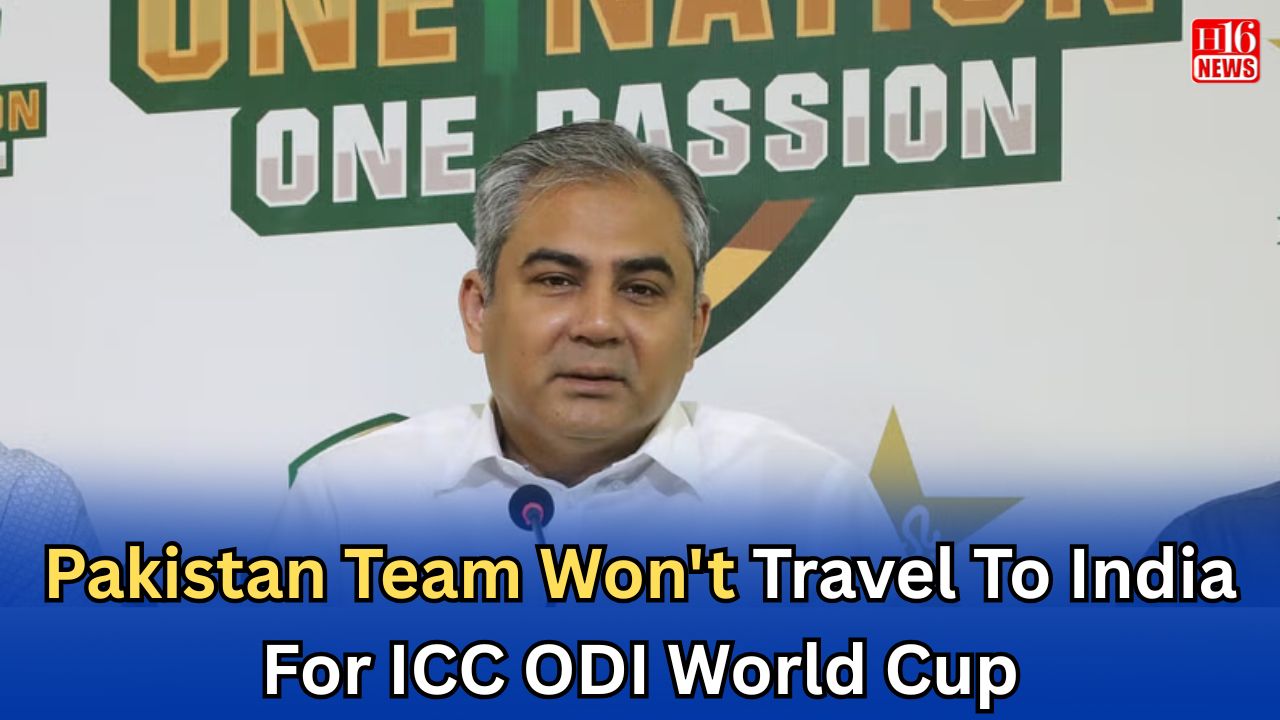 Pakistan Team Won't Travel To India For ICC ODI World Cup